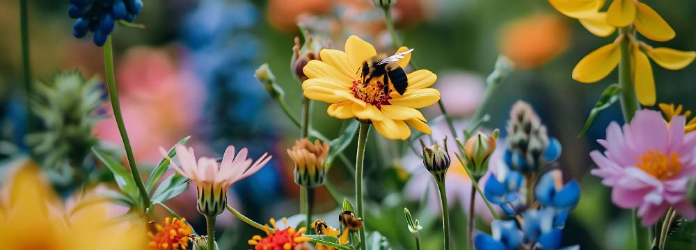 Bienen-Gartendeko, Bienenhotels und Deko