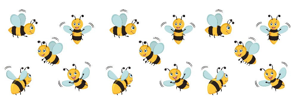 Bienenaufkleber, dekorative Sticker zum Aufkleben