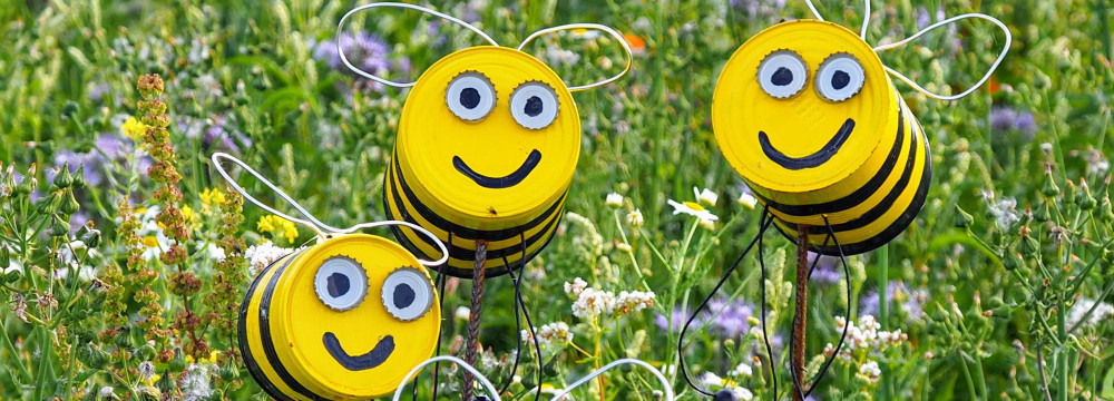 Bienen-Gartendeko, Figuren und Aussendeko