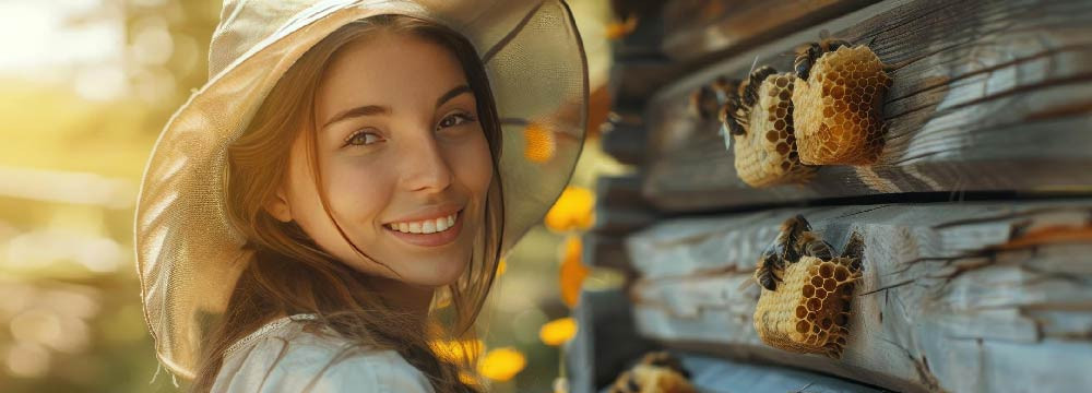 Bienen-Hut, Sonnenschutz und Naturstil