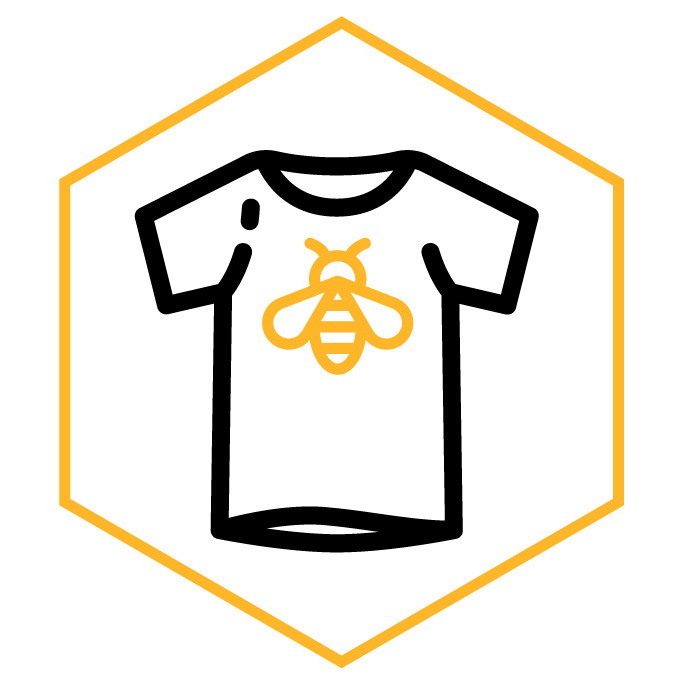 Kategoriesymbol Bienen-T-Shirt für Kinder