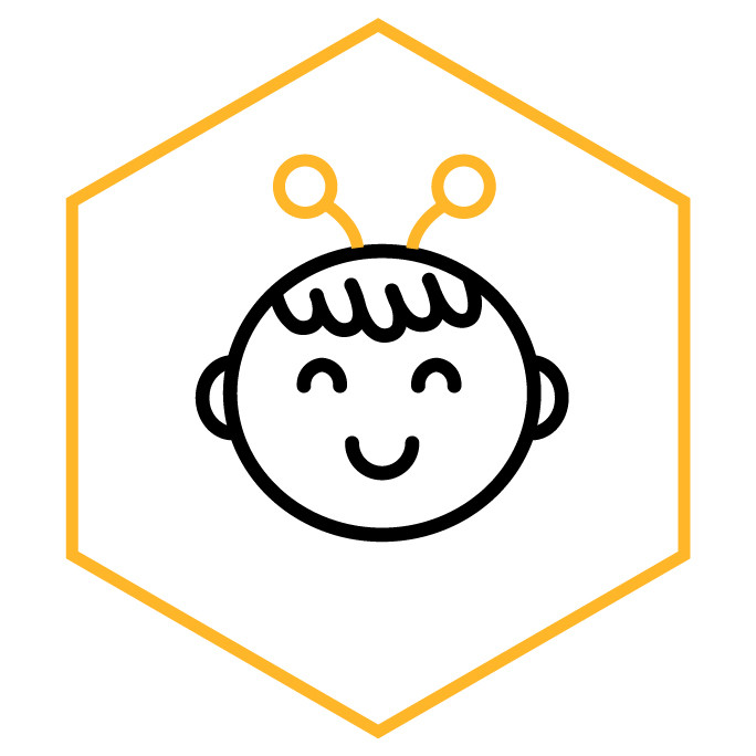 Kategoriesymbol Bienenkostüme für Kinder