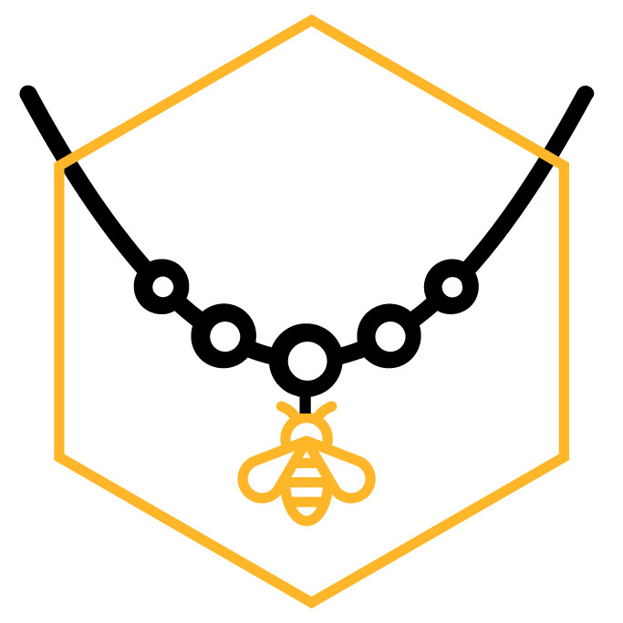 Kategoriesymbol Bienen-Halsketten und -Anhänger