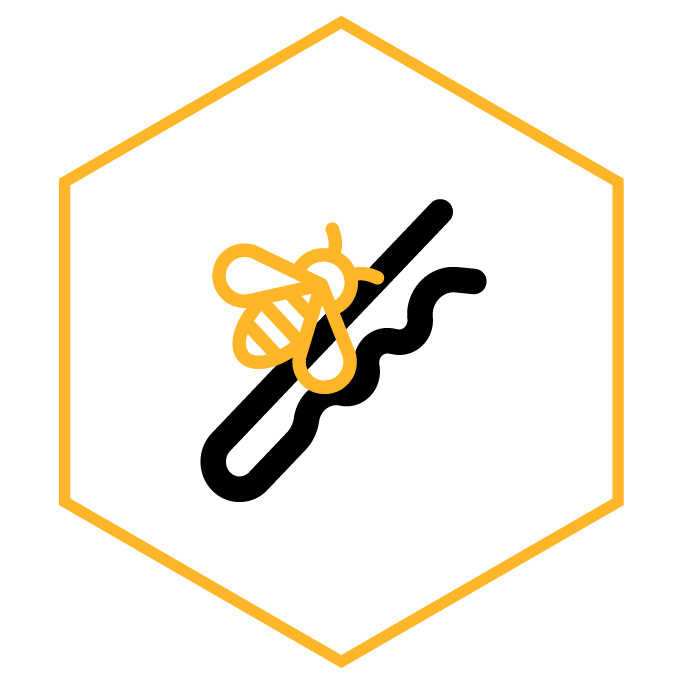 Kategoriesymbol Bienen-Broschen