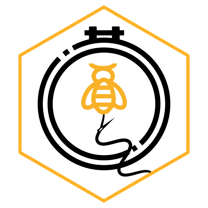 Kategoriesymbol Bienen-Stickerei